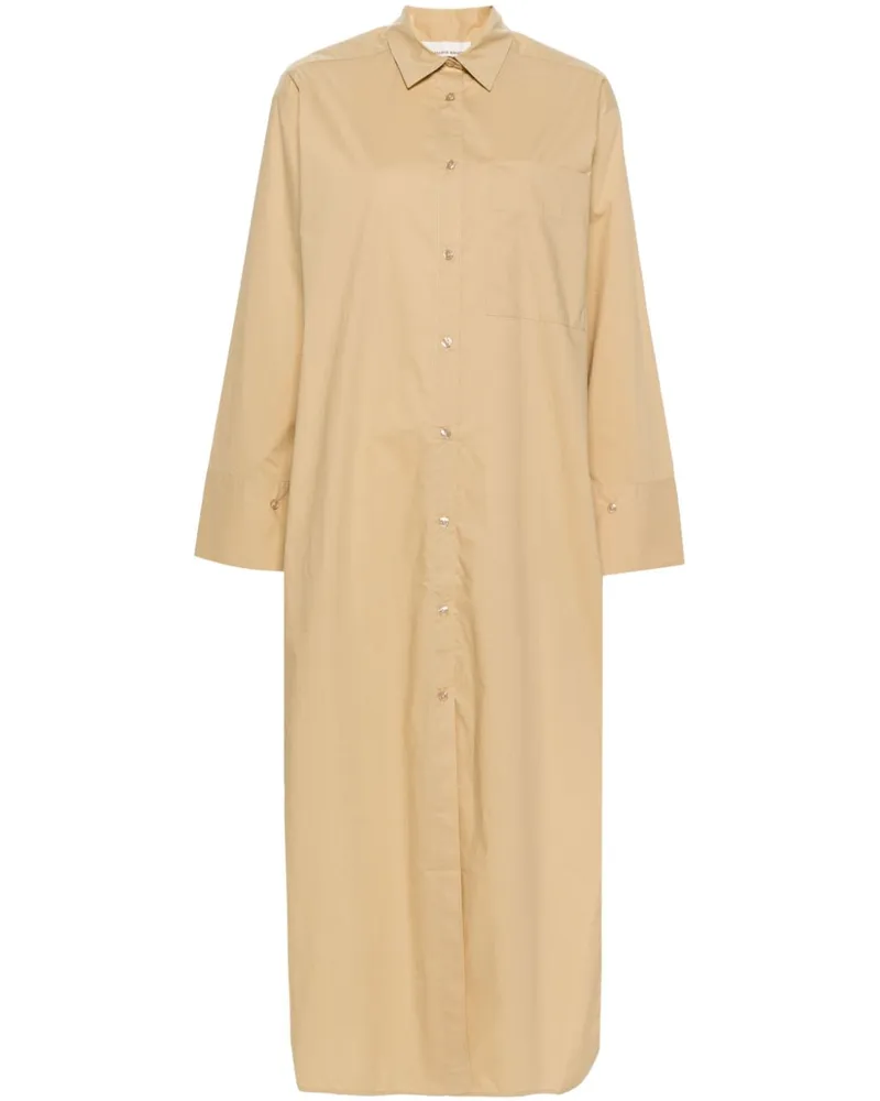 By Malene Birger Perros Maxikleid aus Bio Baumwolle - Braun Braun