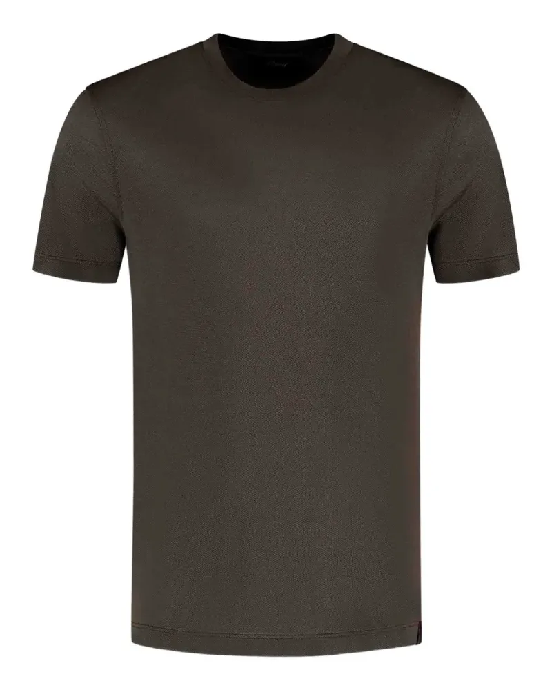 Brioni round-neck T-shirt - Braun Braun