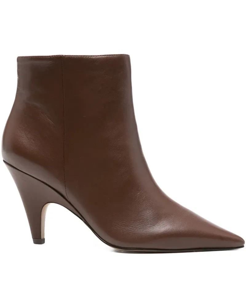Alexandre Birman 85mm Frenchie boots - Braun Braun