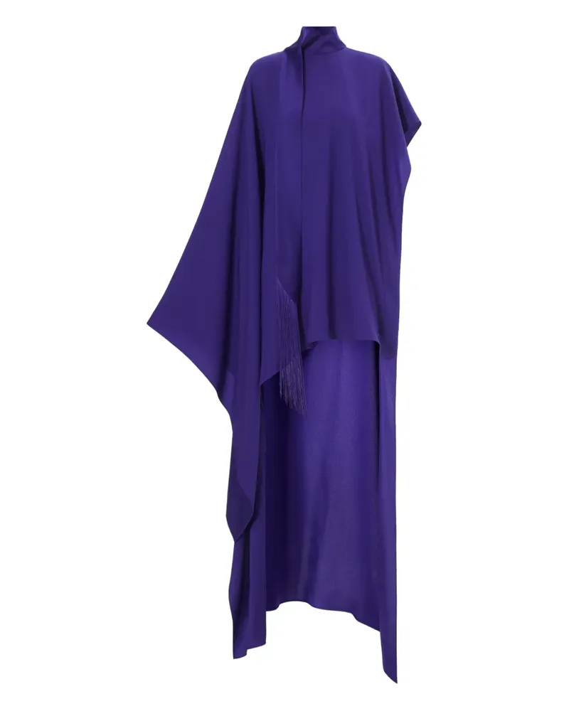 Taller Marmo Asymmetrischer California Kaftan mit Fransen - Violett Violett