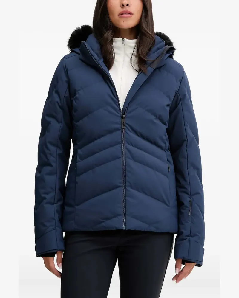 Rossignol Staci Skijacke mit Faux Fur - Blau Blau