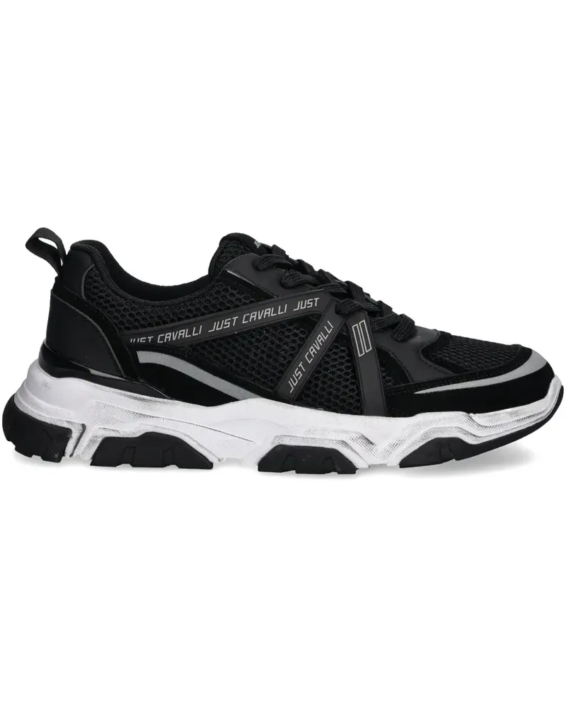 Just Cavalli Sneakers mit Logo - Schwarz Schwarz