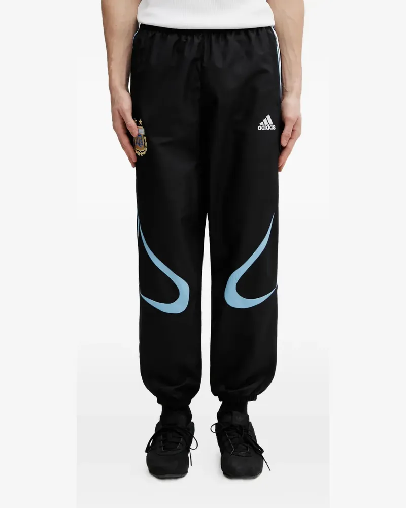 adidas Argentina 2006 logo-embroidered track pants - Schwarz Schwarz