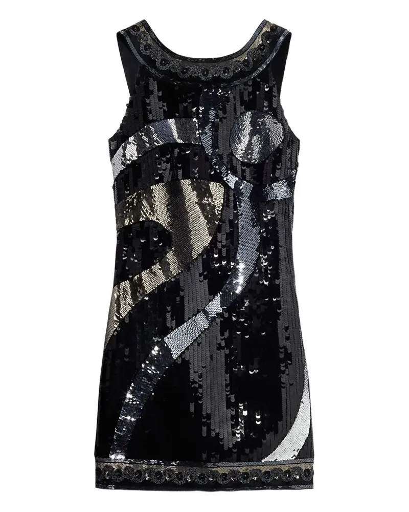 Emilio Pucci Kleid mit Pailletten - Schwarz Schwarz