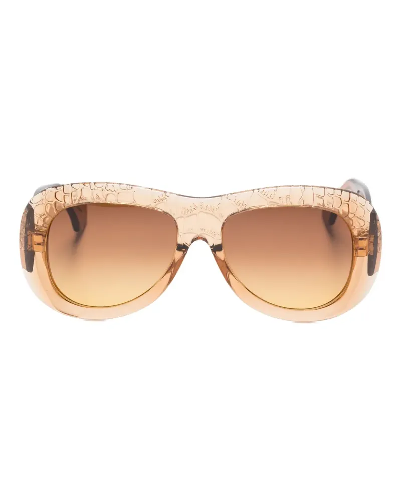 Aquazzura Bella 43 Sonnenbrille - Braun Braun