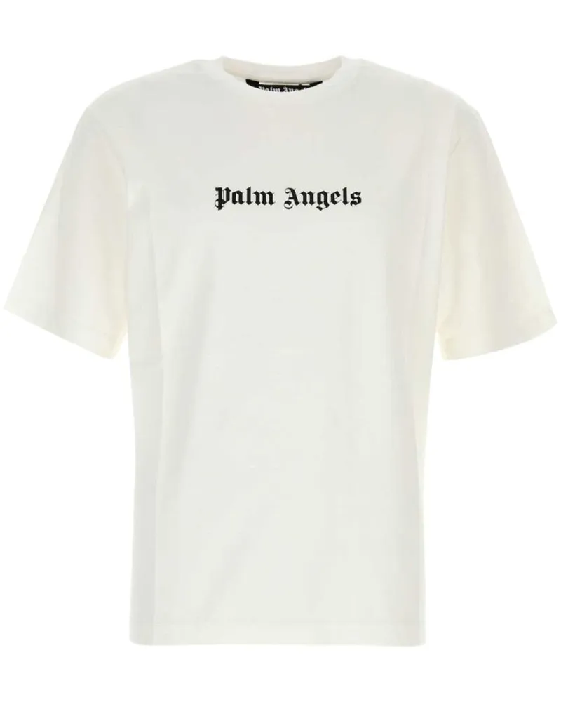 Palm Angels T-Shirt mit Logo-Print - Weiß Weiß