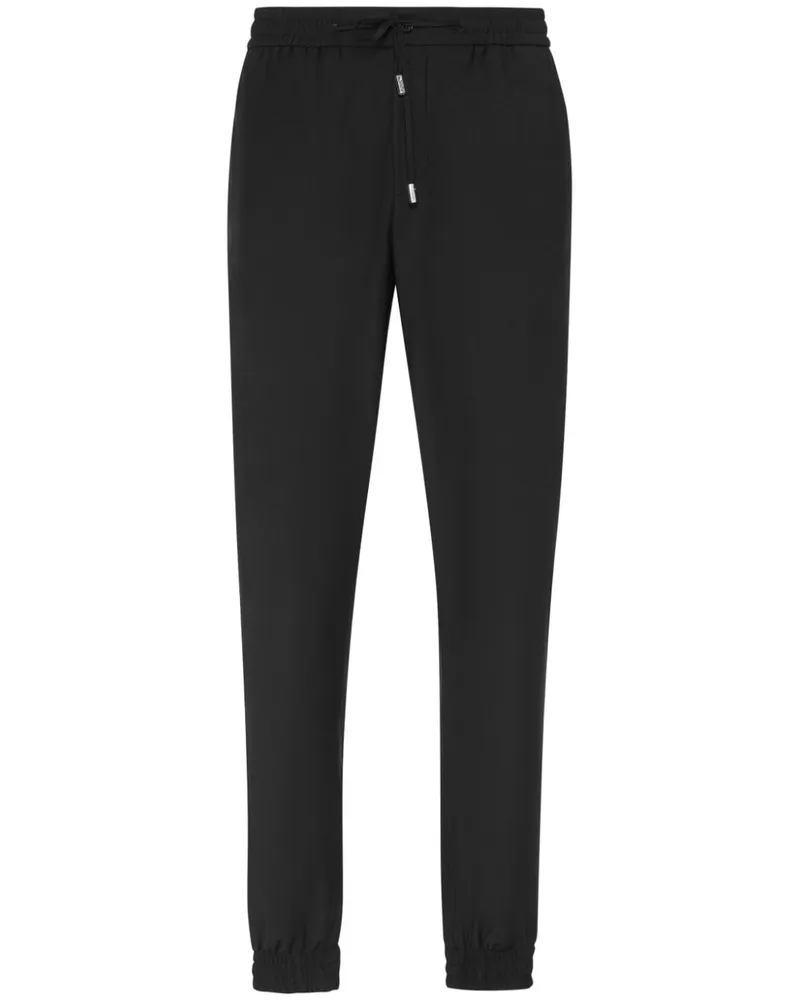 Philipp Plein Jogginghose mit Kordelzug - Schwarz Schwarz