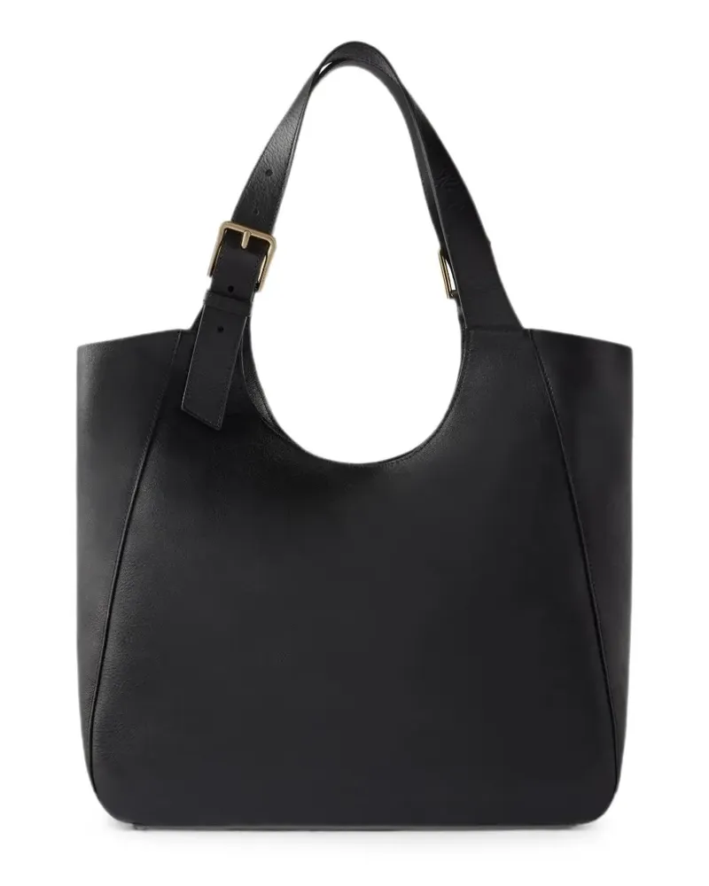 Furla Große Dora Tote Bag mit Schnallendetail - Schwarz Schwarz