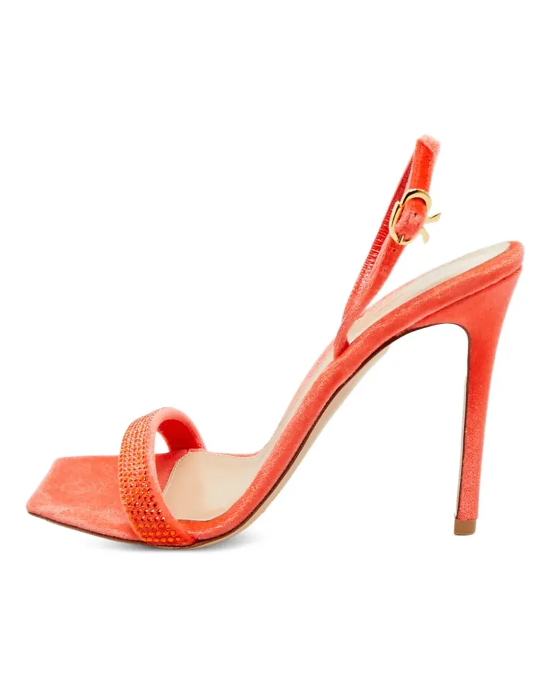 Gianvito Rossi Britney Sandalen mit Kristallen - Rot Rot