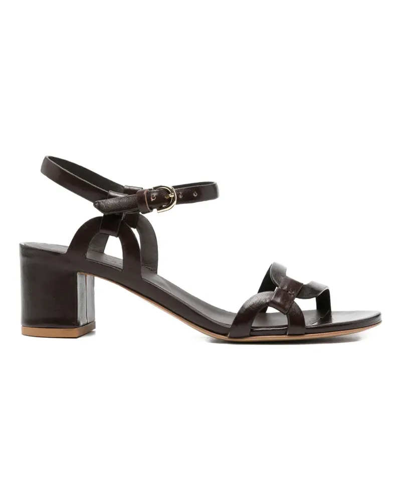 Roberto del Carlo strappy leather sandals - Braun Braun