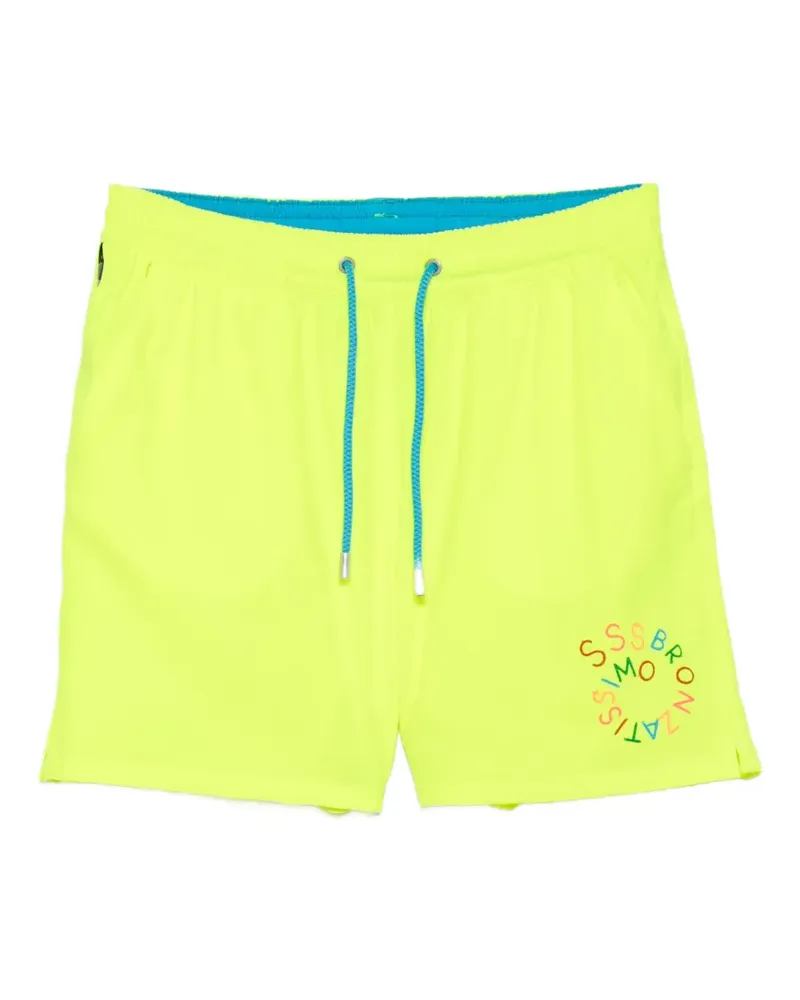 MC2 Saint Barth Badeshorts mit Kordelzug - Gelb Gelb