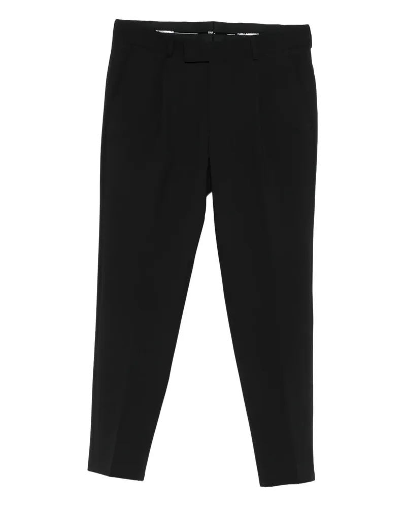Karl Lagerfeld Hose mit Bundfalten - Schwarz Schwarz