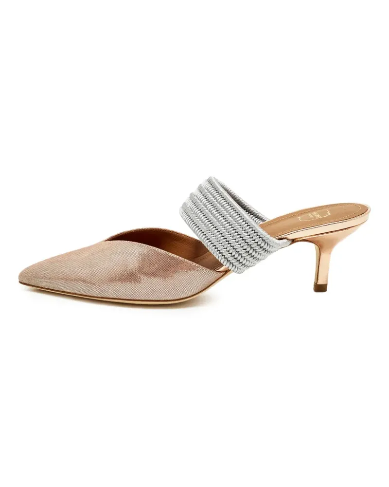 Malone Souliers Maisie Mules mit geflochtenem Riemen - Rosa Rosa