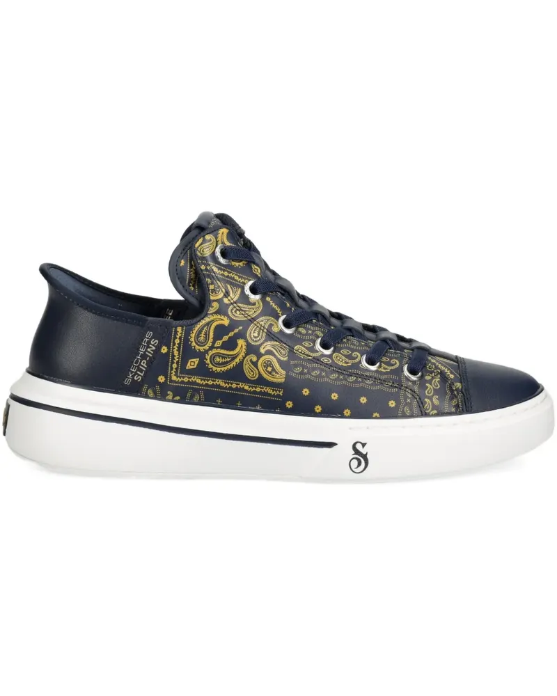 Skechers x Snoop Dogg Sneakers mit Paisley-Print - Blau Blau