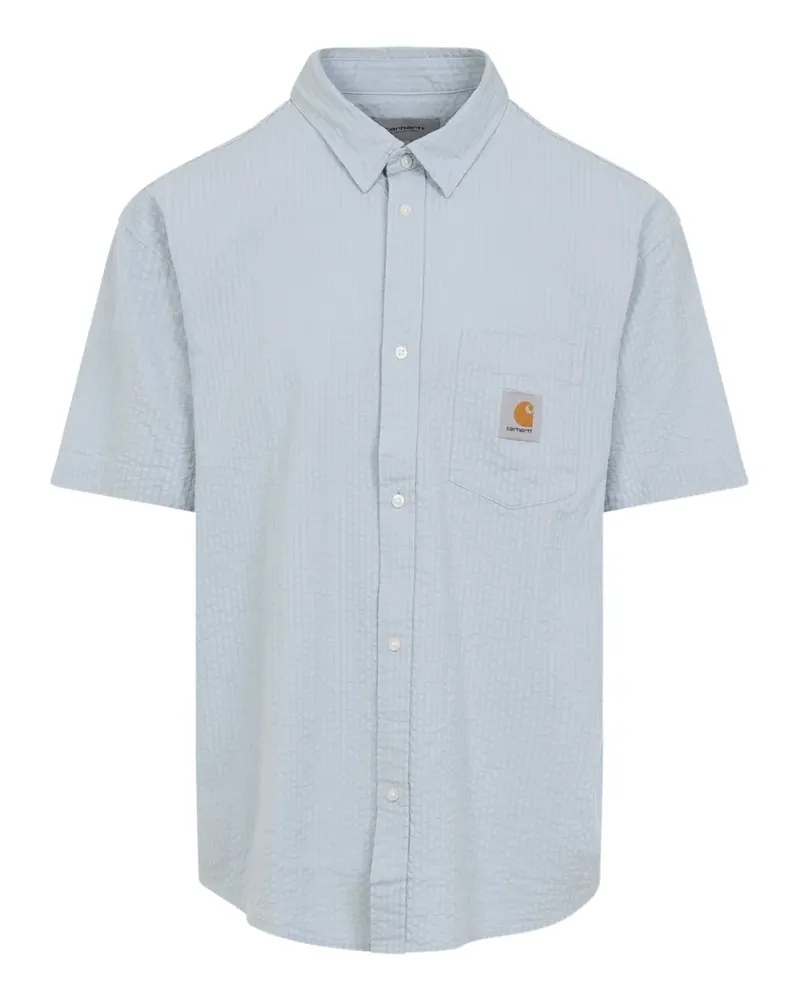 Carhartt WIP Toland Seersucker-Hemd - Blau Blau