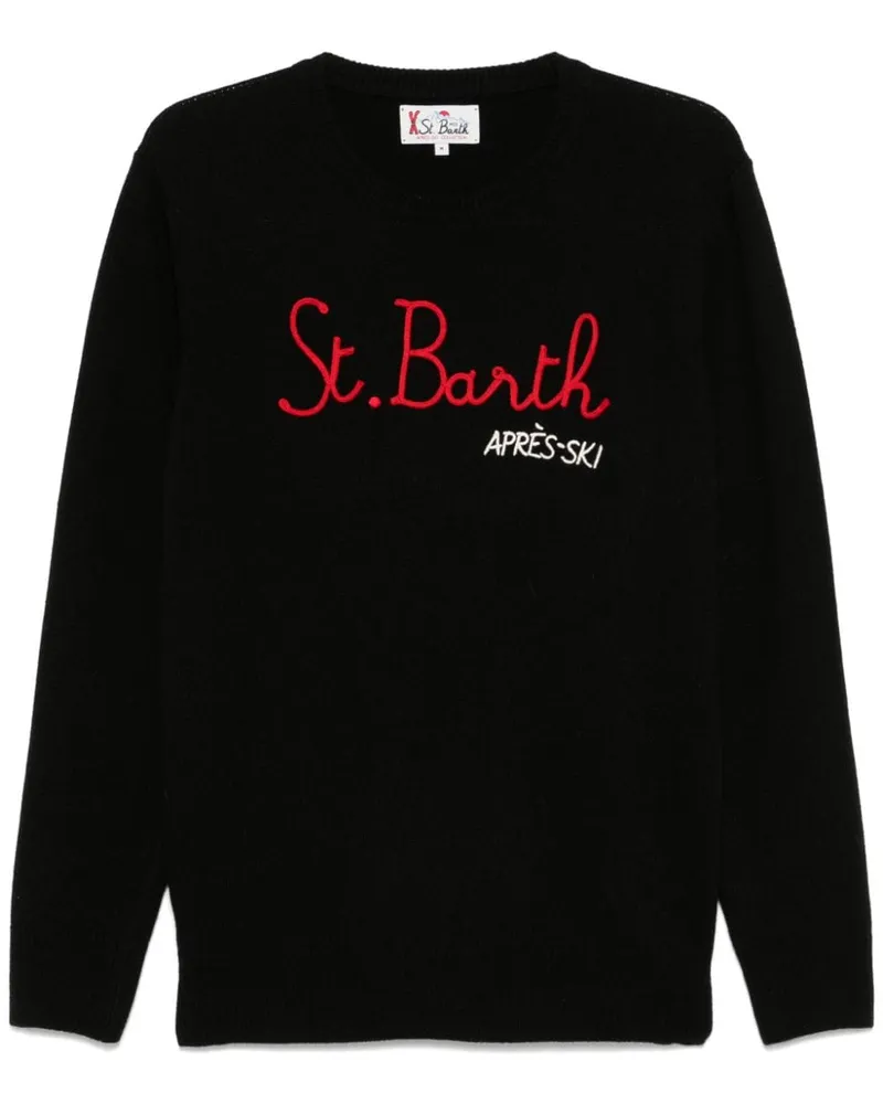 MC2 Saint Barth Heron Pullover - Schwarz Schwarz