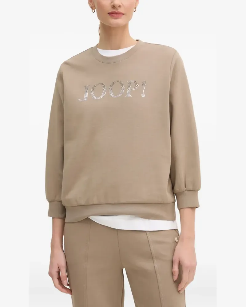 JOOP! Sweatshirt mit verziertem Logo - Nude Nude