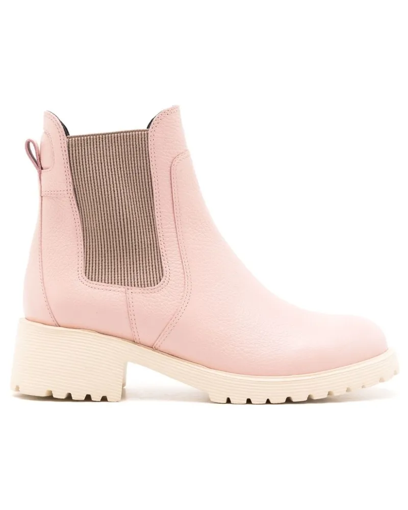Sarah Chofakian Mirre Stiefeletten aus Leder - Rosa Rosa