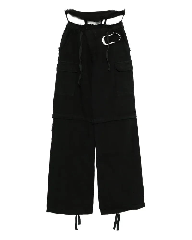 OTTOLINGER cargo-pocket trousers - Schwarz Schwarz
