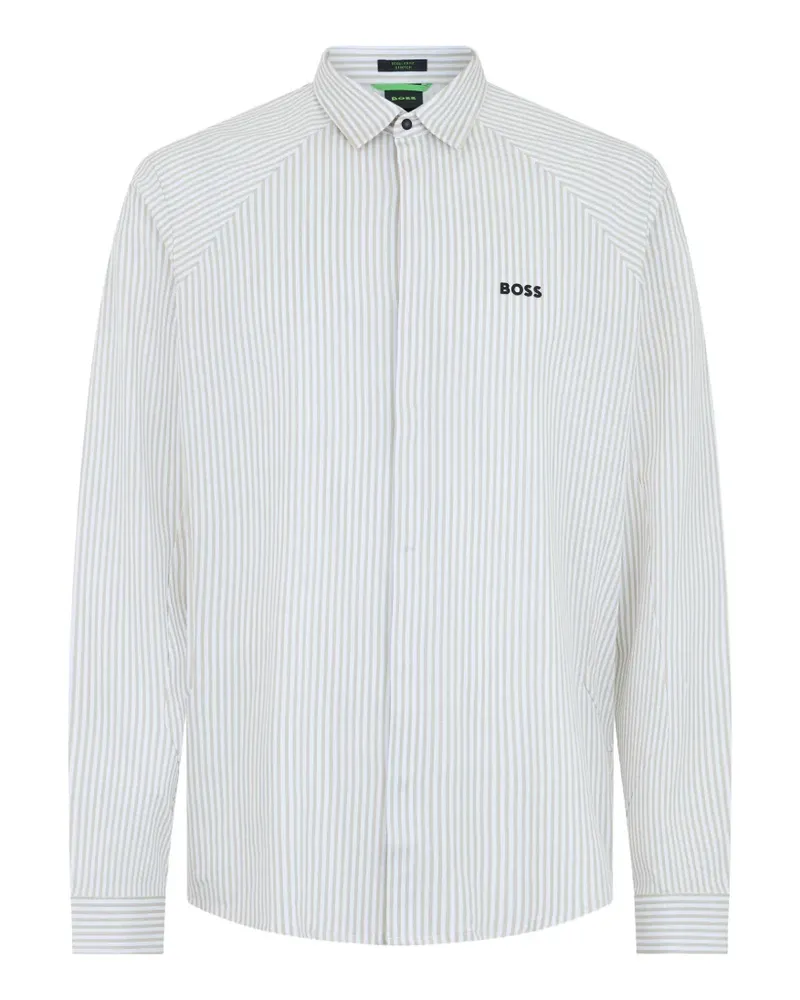 HUGO BOSS striped shirt - Weiß Weiß