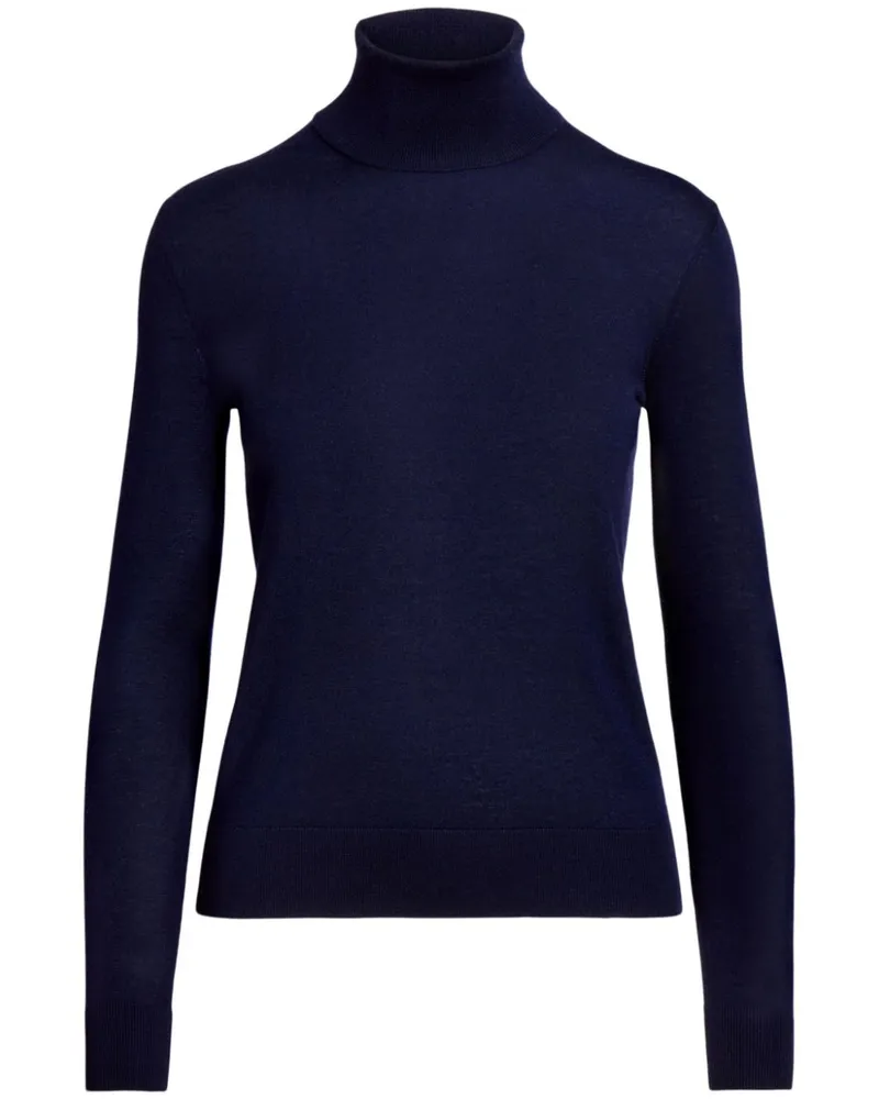 Ralph Lauren Gestrickter Rollkragenpullover - Blau Blau