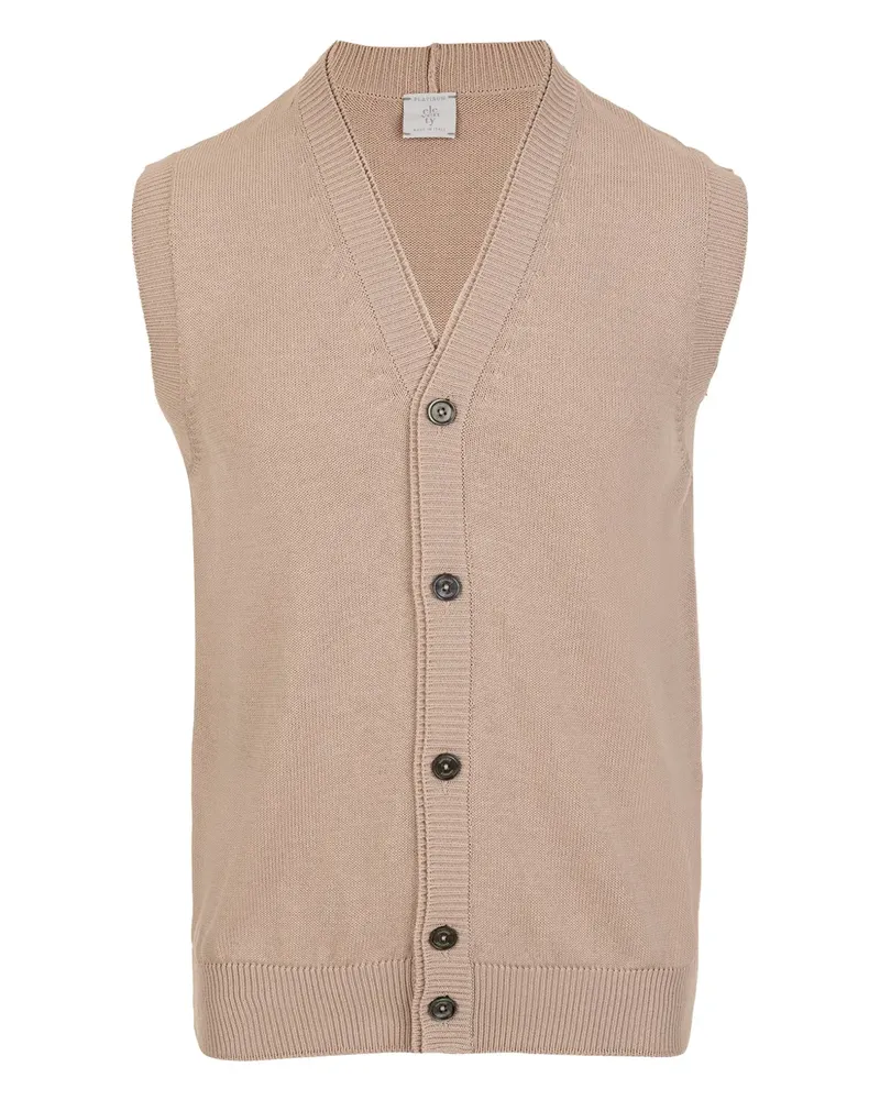 Eleventy Geknöpfte Weste - Nude Nude