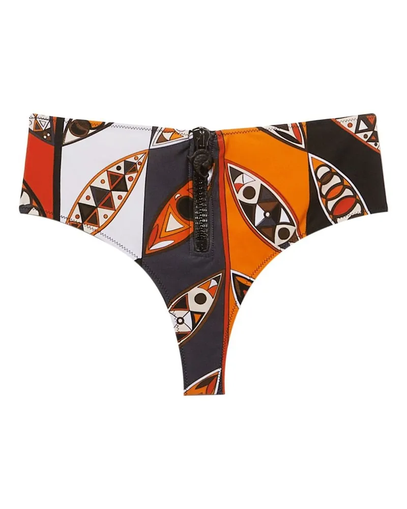 Emilio Pucci Bikinihöschen mit grafischem Print - Mehrfarbig Mehrfarbig