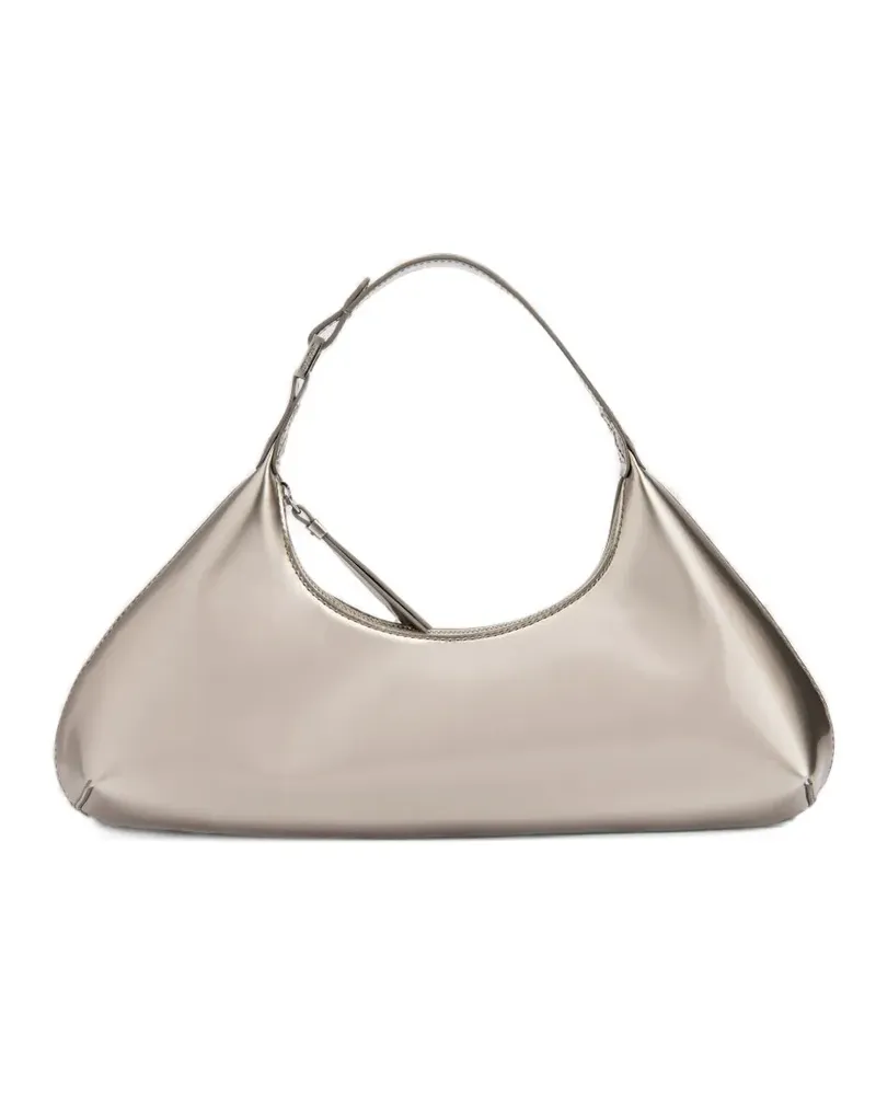 by FAR Amberette metallic leather shoulder bag - Silber Silber