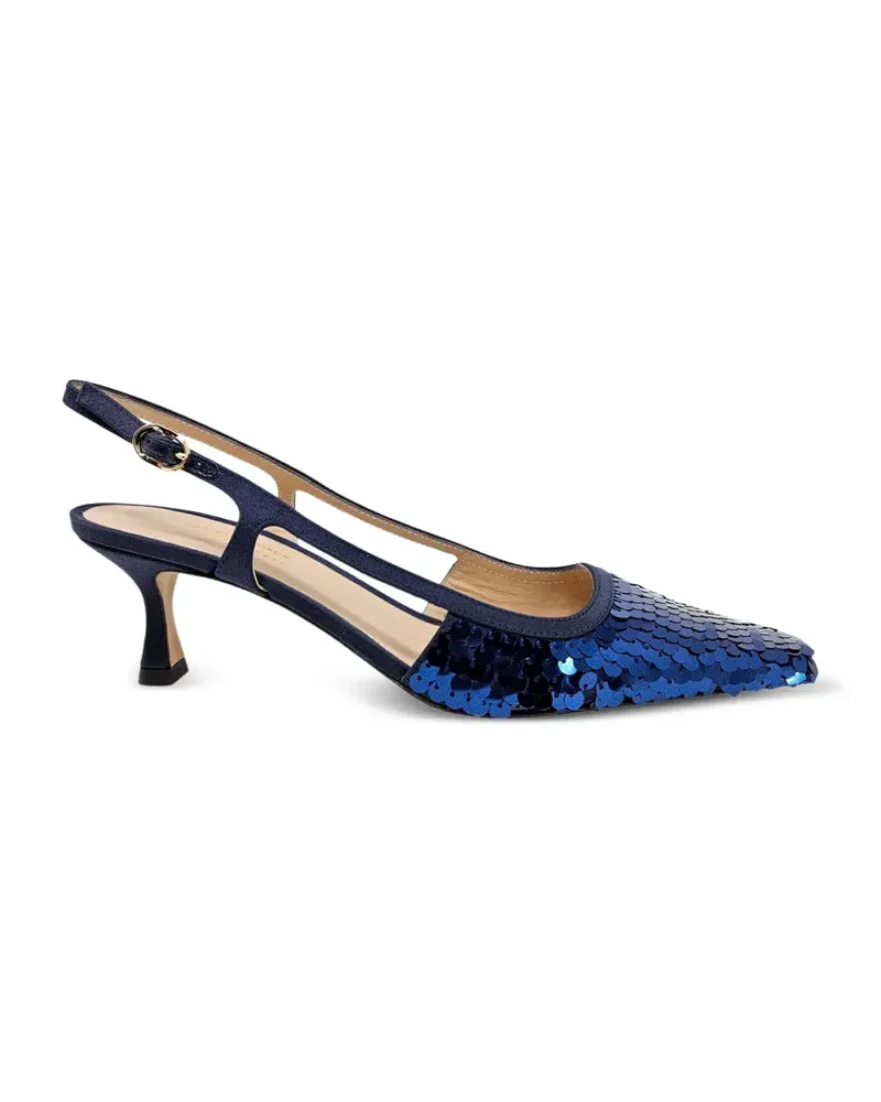 FESTA Milano Siviglia Slingback-Pumps mit Pailletten - Blau Blau
