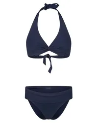 FISICO-Cristina Ferrari Bikini mit verdrehtem Detail Blau