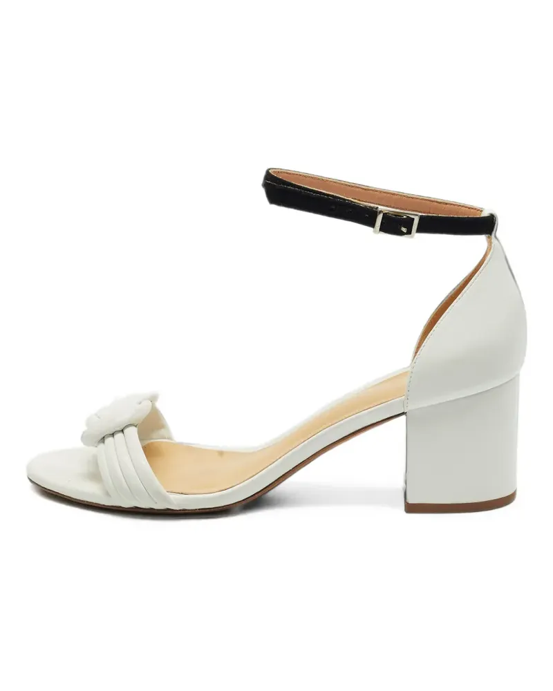 Alexandre Birman Vicky Sandalen mit Knöchelriemen - Weiß Weiß