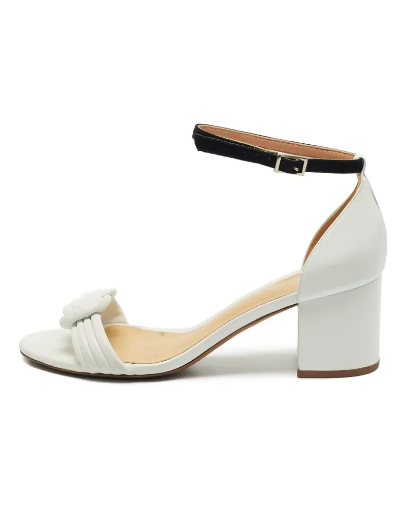 Alexandre Birman Vicky Sandalen mit Knöchelriemen - Weiß Weiß