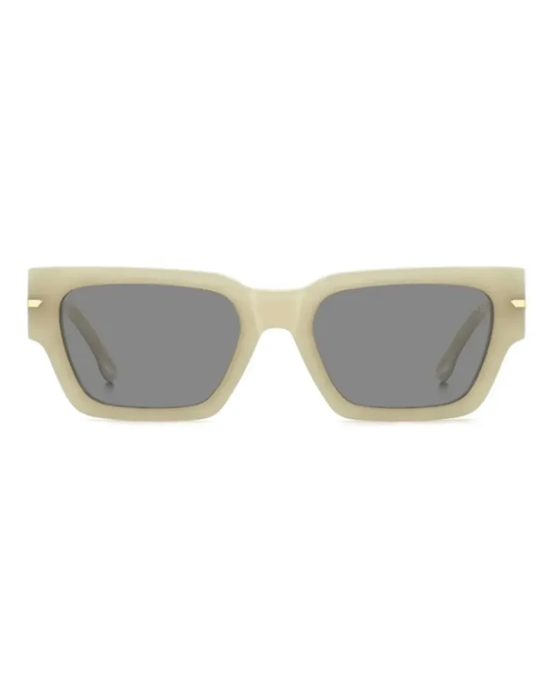 Victoria Beckham rectangle-frame sunglasses - Nude Nude