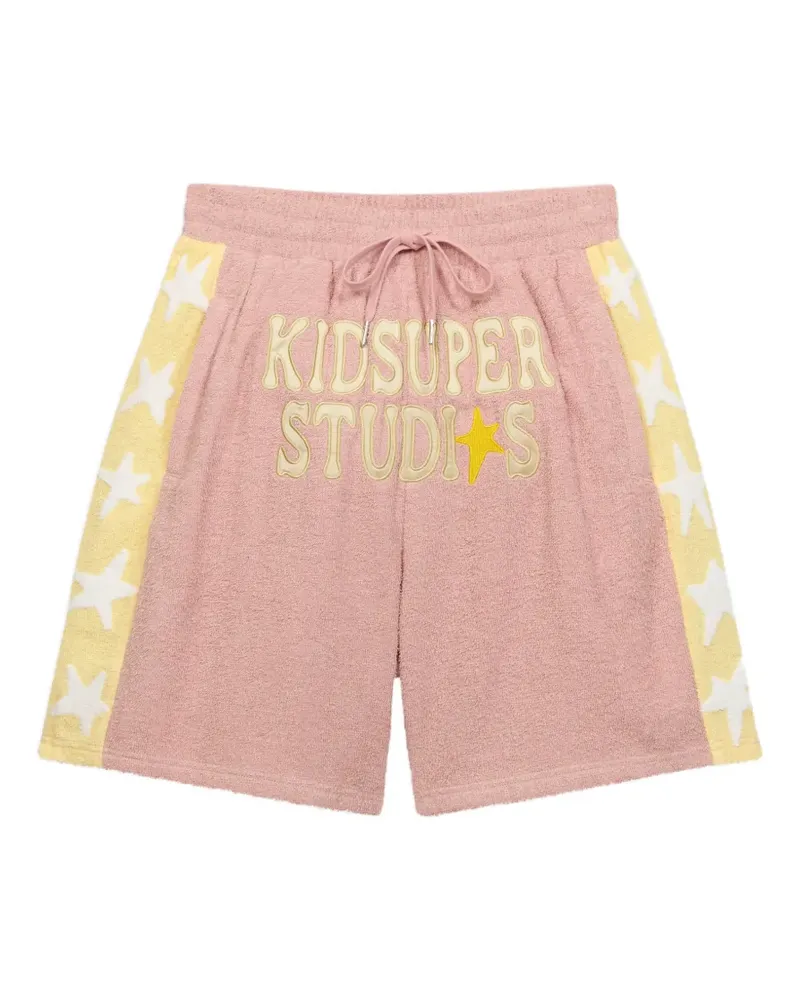 KidSuper star appliqué shorts - Rosa Rosa