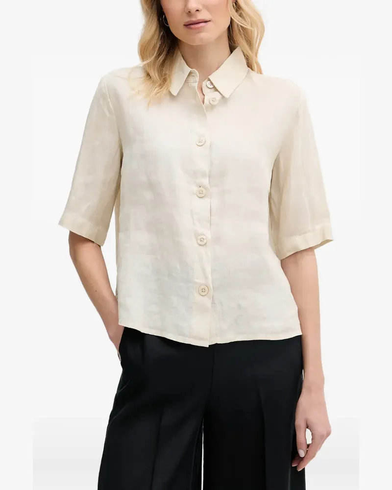 Benetton button-fastening short-sleeve shirt - Nude Nude