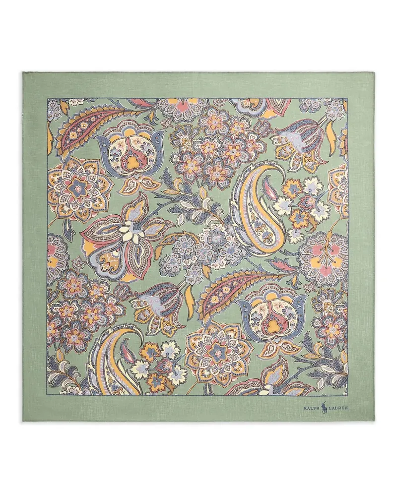 Ralph Lauren paisley-print scarf - Grün Grün
