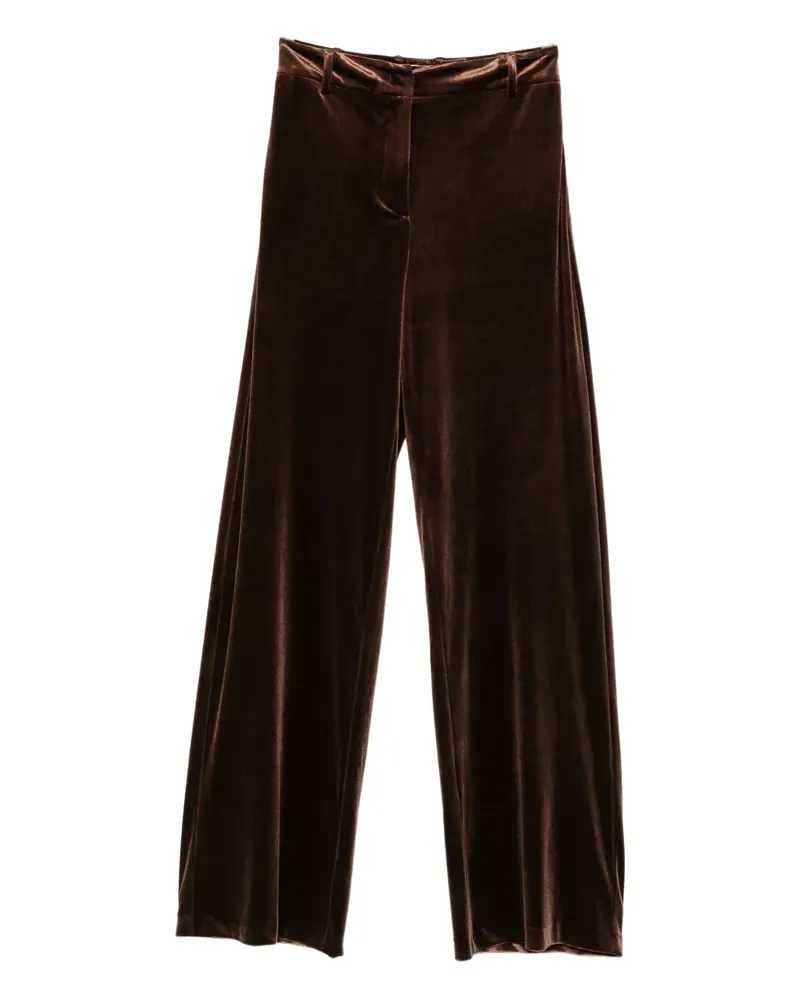 CENERE GB Hose aus Samt - Braun Braun