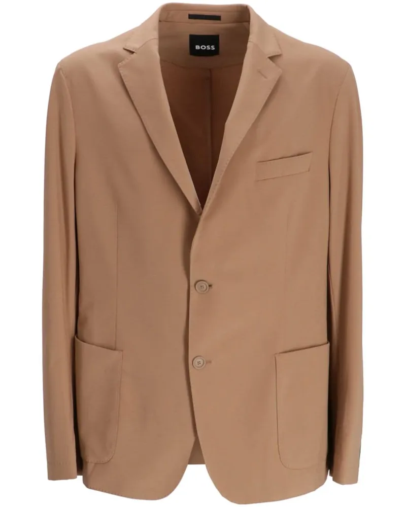 HUGO BOSS Einreihiges Sakko - Nude Nude