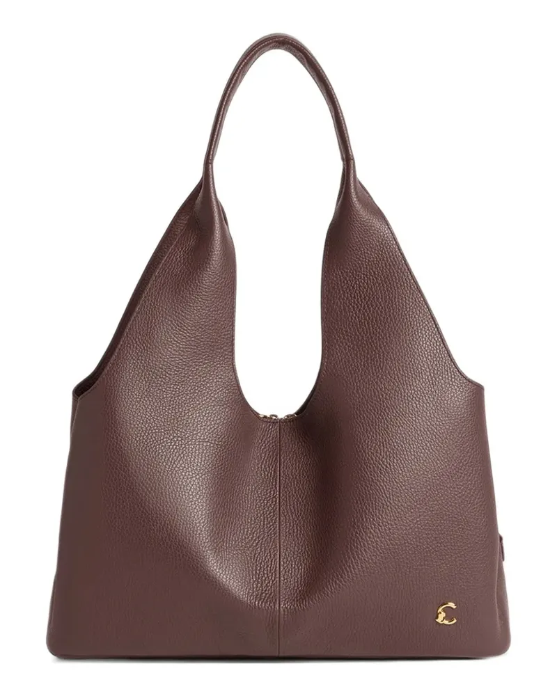 Coccinelle large Nell leather shoulder bag - Violett Violett
