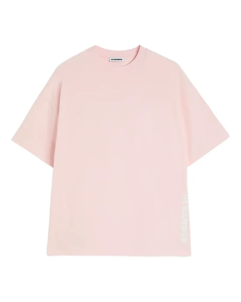 Jil Sander T-Shirt mit Logo-Print - Rosa Rosa