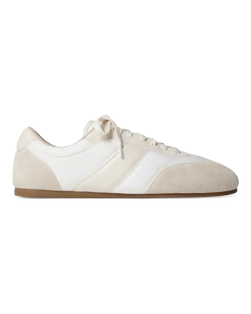 Christophe Lemaire paneled low-top sneakers - Nude Nude