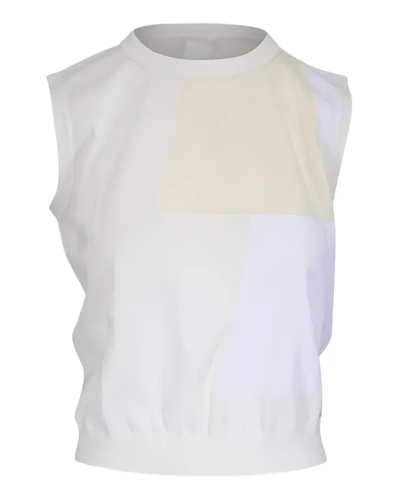 Akris sleeveless top - Weiß Weiß