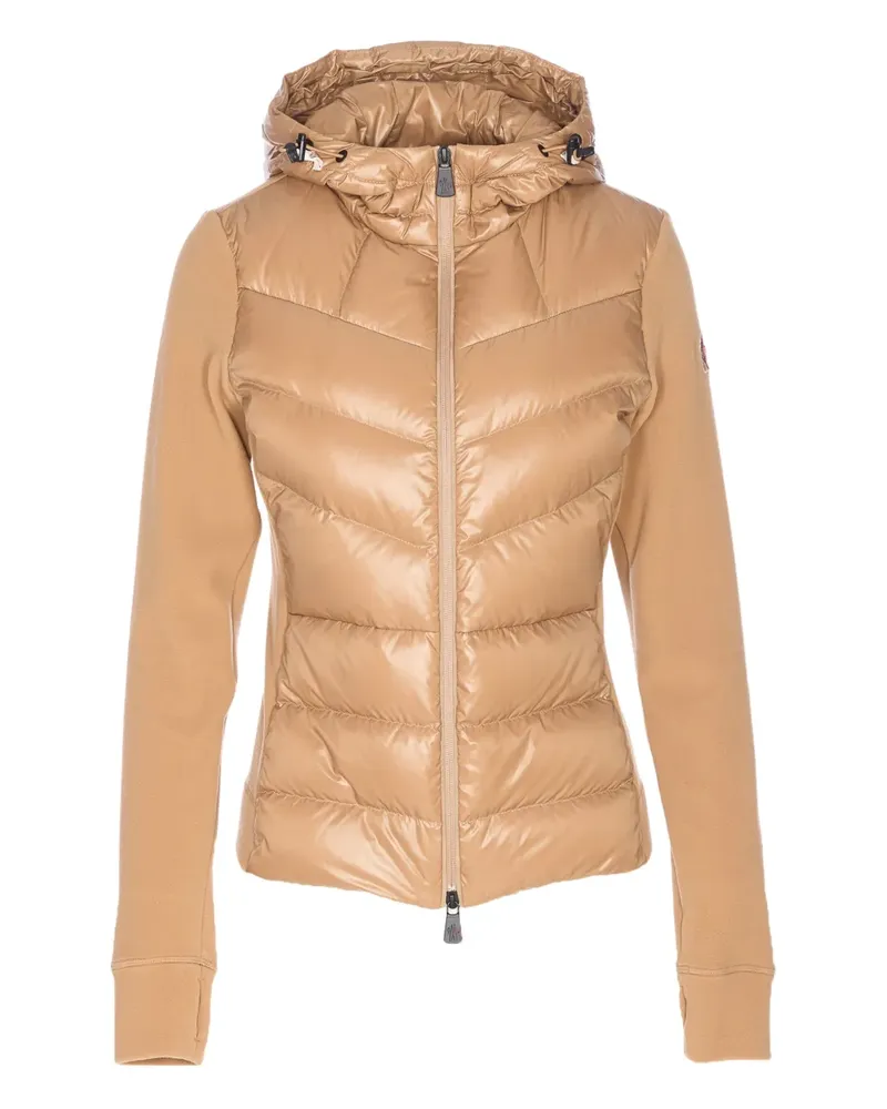 Moncler Kapuzenjacke mit Reißverschluss - Nude Nude