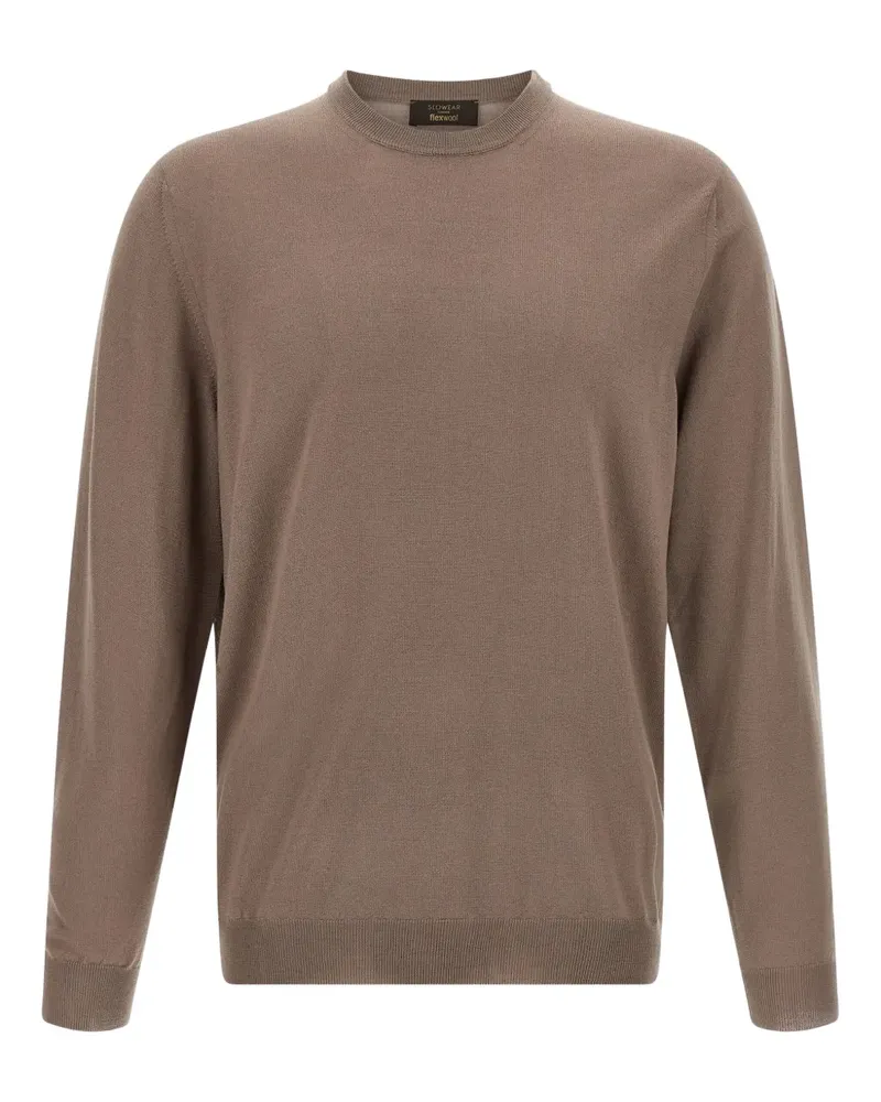 Zanone Pullover mit rundem Ausschnitt - Braun Braun