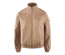 Wanderjacke mit Logo-Stickerei - Nude