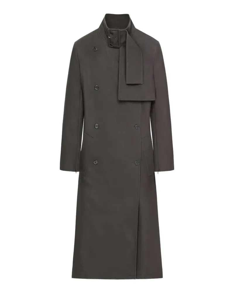 Courrèges Trenchcoat mit Schnalle - Grau Grau