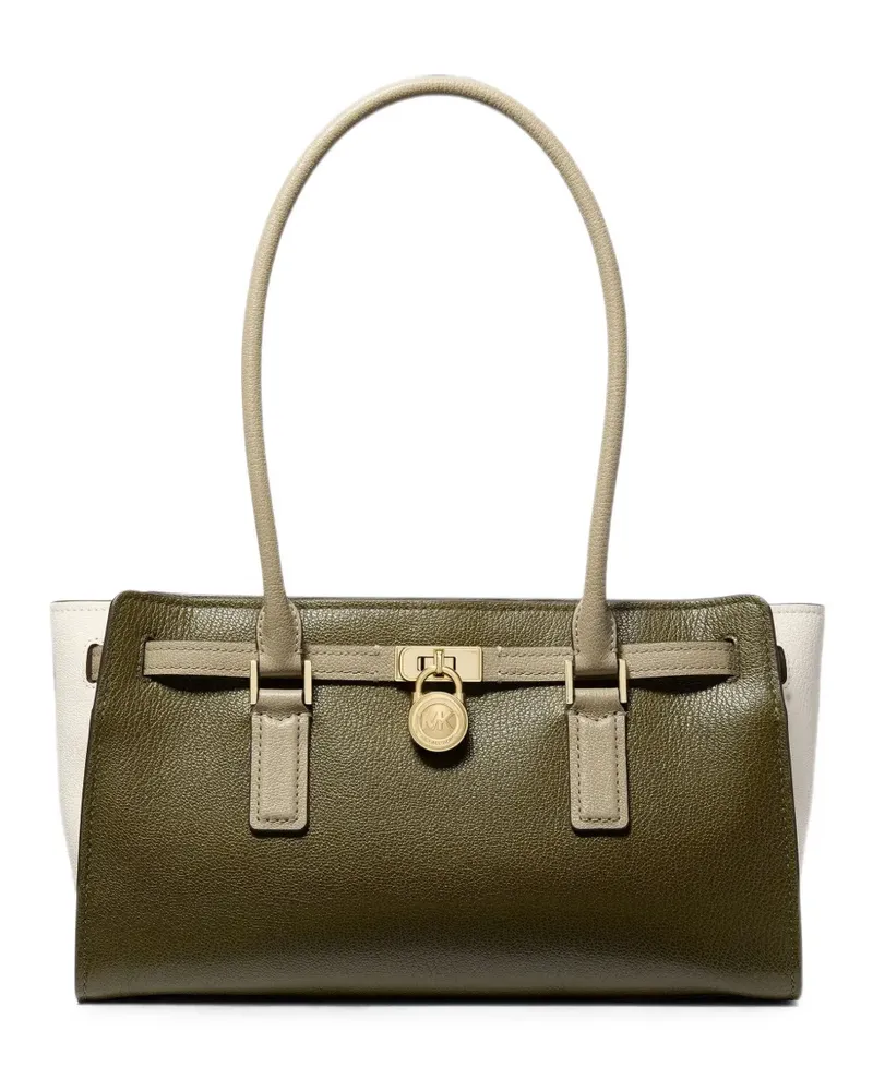 Michael Kors small Hamilton Moderne padlock-detail tote bag - Grün Grün