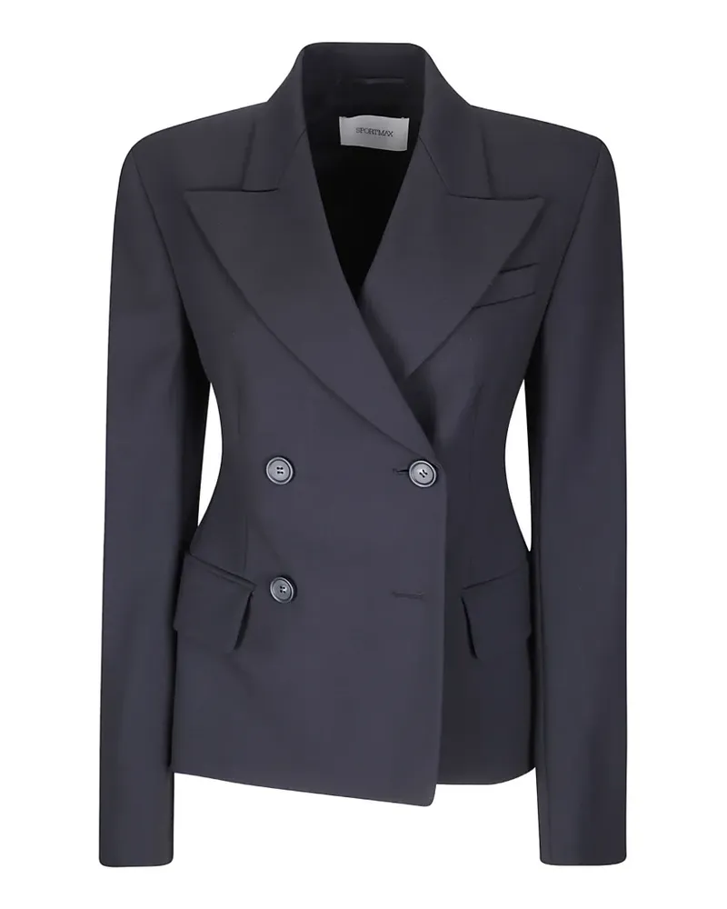 SPORTMAX double-breasted blazer - Schwarz Schwarz
