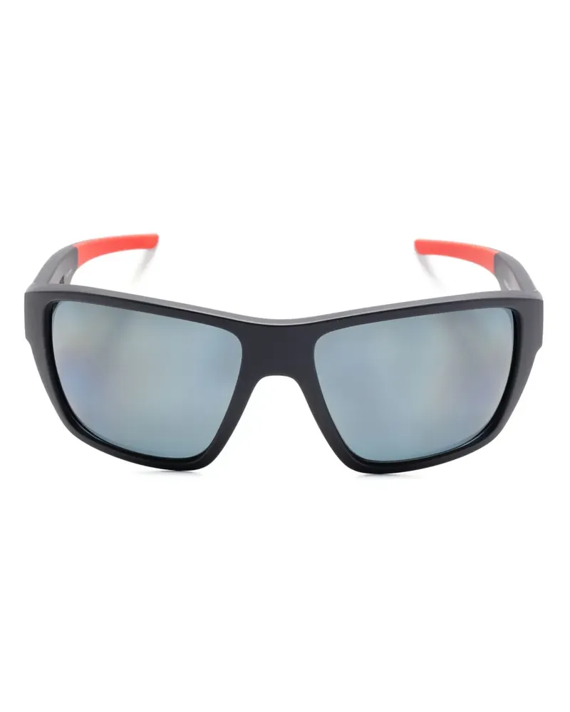 Ferrari Sonnenbrille mit eckigem Gestell - Schwarz Schwarz