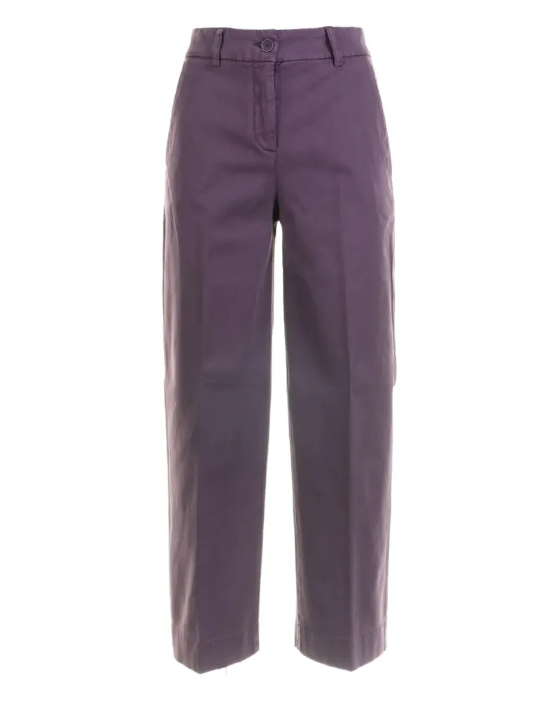 VIA MASINI 80 buttoned pants - Violett Violett